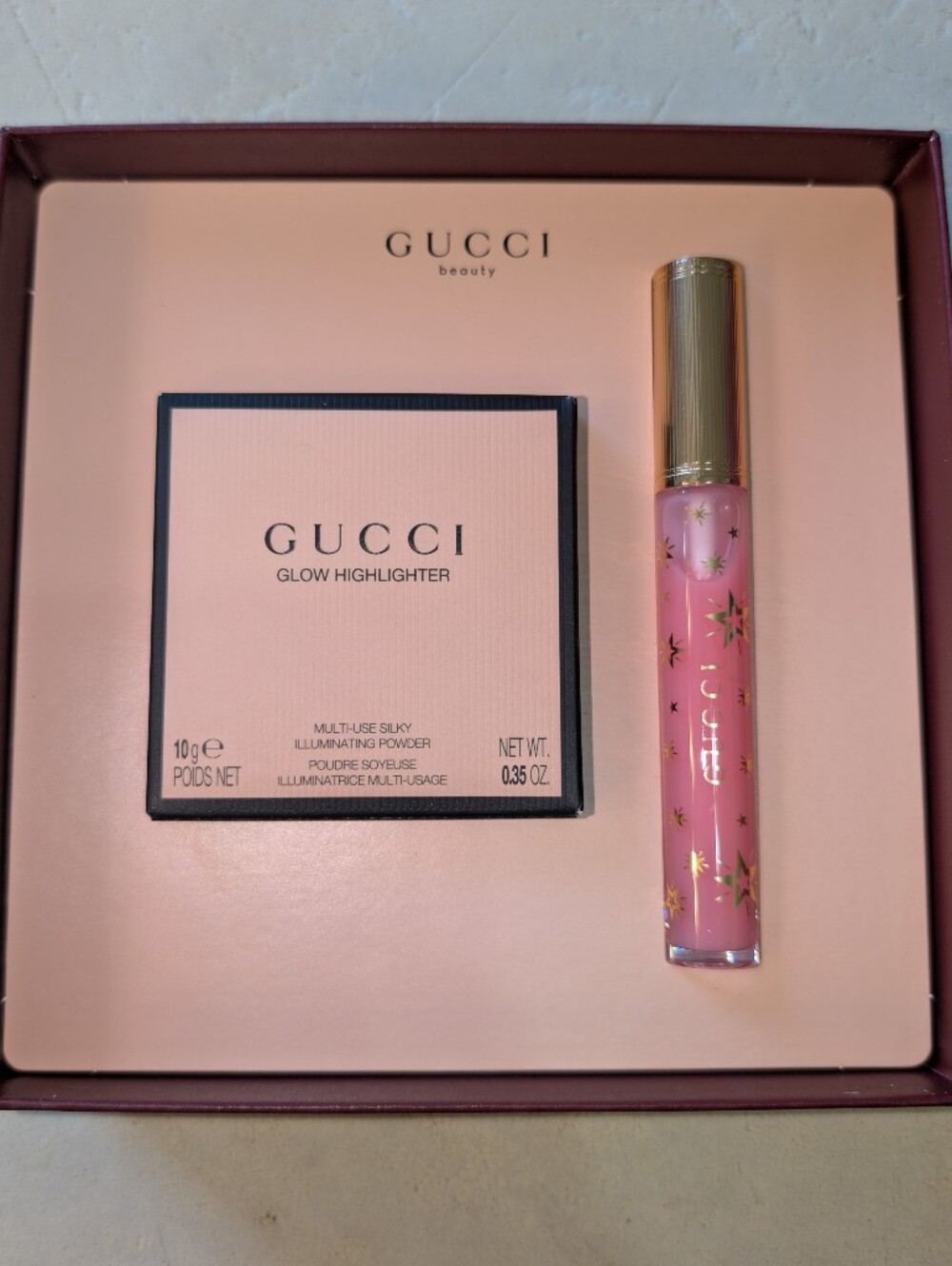 Gucci Glow Highlighter & Lip Gloss